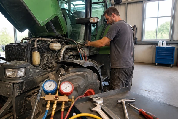 Entretien climatisation tracteur Bracieux